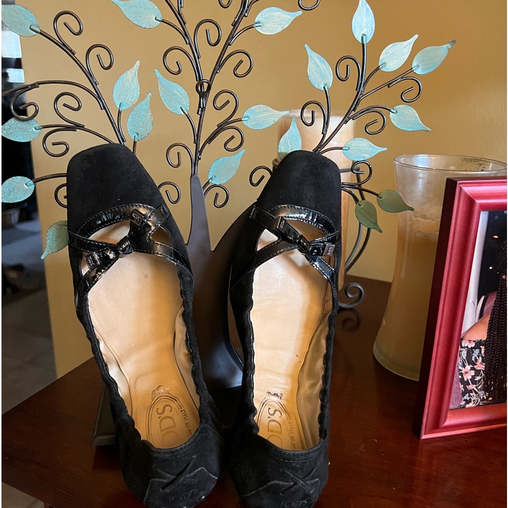 TOD’S Degas Suede Ballet Flatties size 10